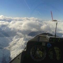 Flugwegposition um 10:55:27: Aufgenommen in der Nähe von 39016 Ulten, Bozen, Italien in 4725 Meter